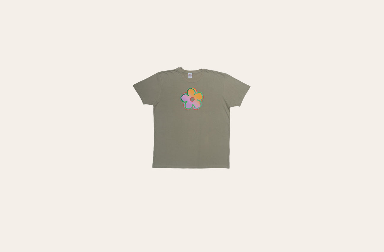 SUNSET FLOWER SAND TEE