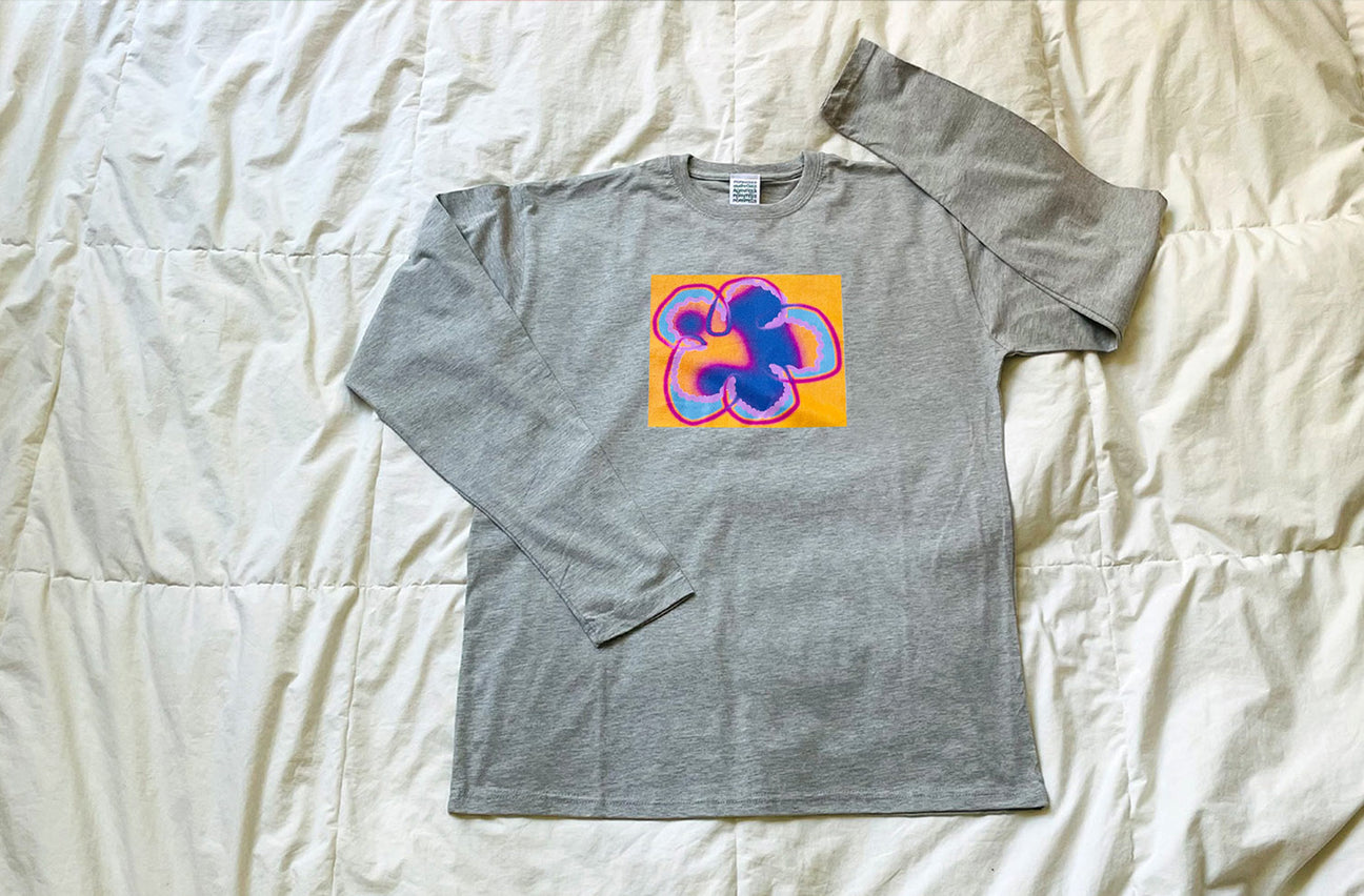 HEDONISTIC BUTTERCUP HEATHER GREY LONG SLEEVE