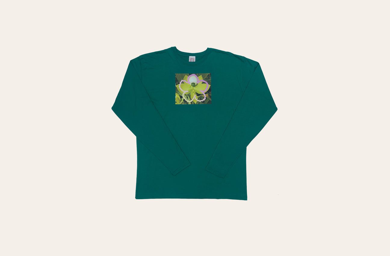 VENUS ORCHID PINE GREEN LONG SLEEVE
