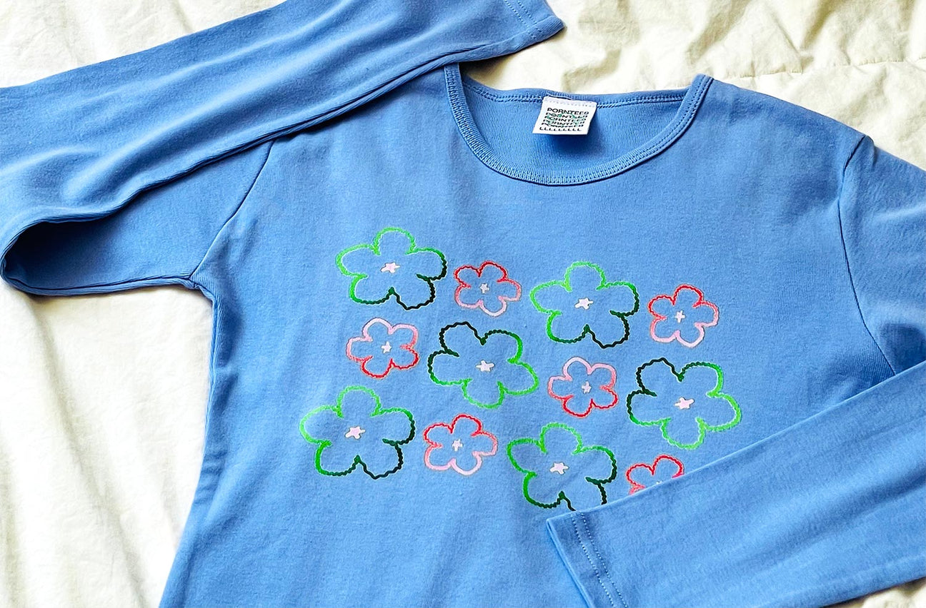 HIBISCUS FIELD LAVENDER LONG SLEEVE