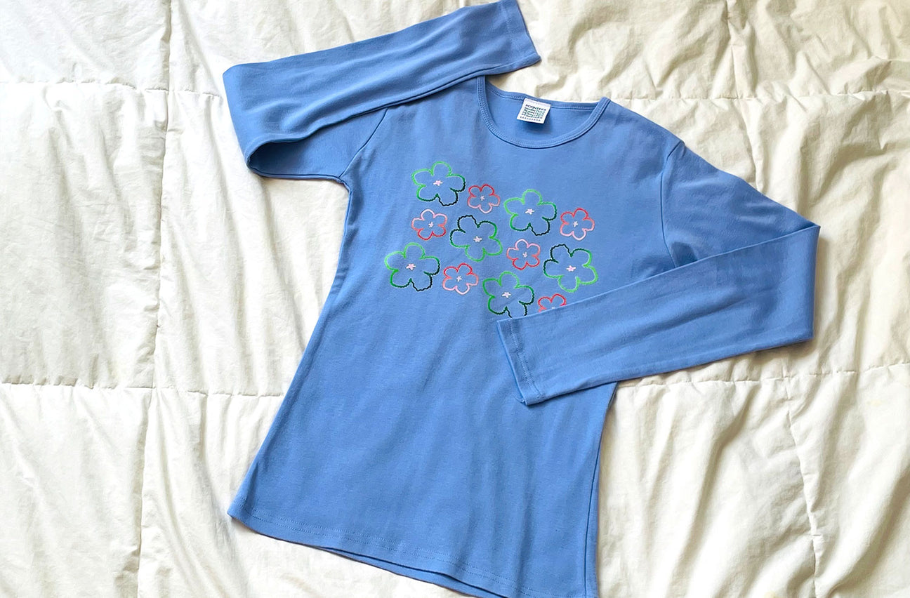 HIBISCUS FIELD LAVENDER LONG SLEEVE