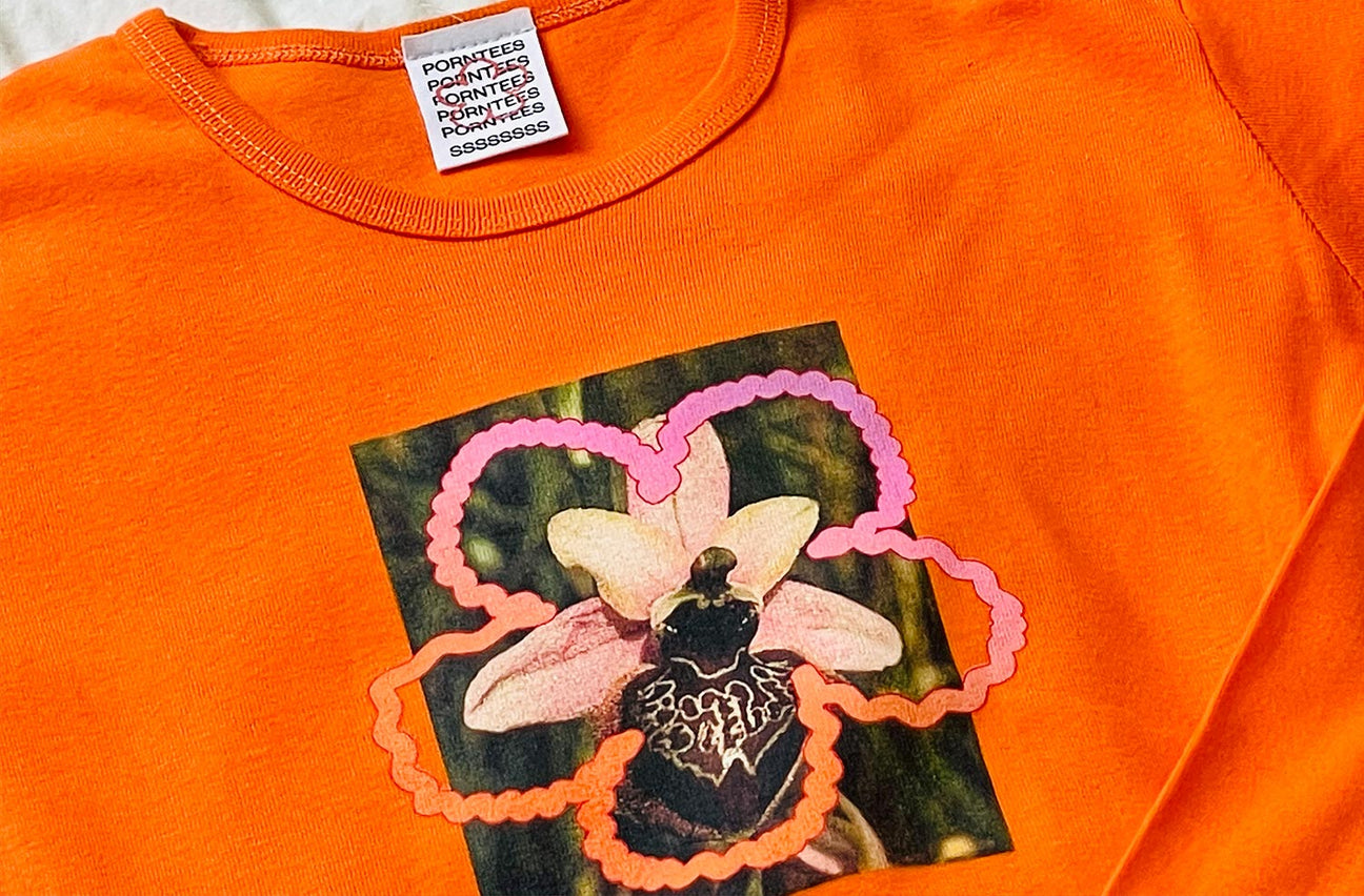WILDBEE FLOWER ORANGE LONG SLEEVE