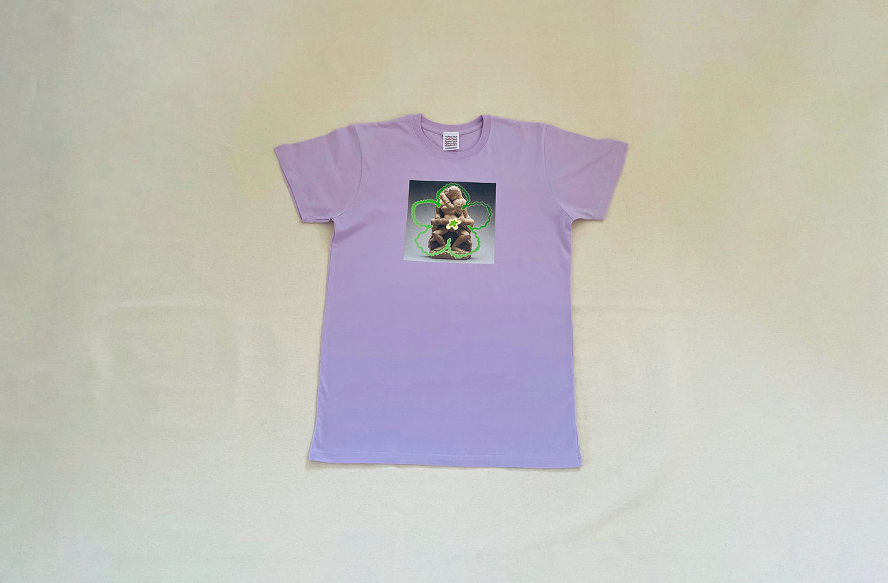 EROTIC STATUE LILAC TEE