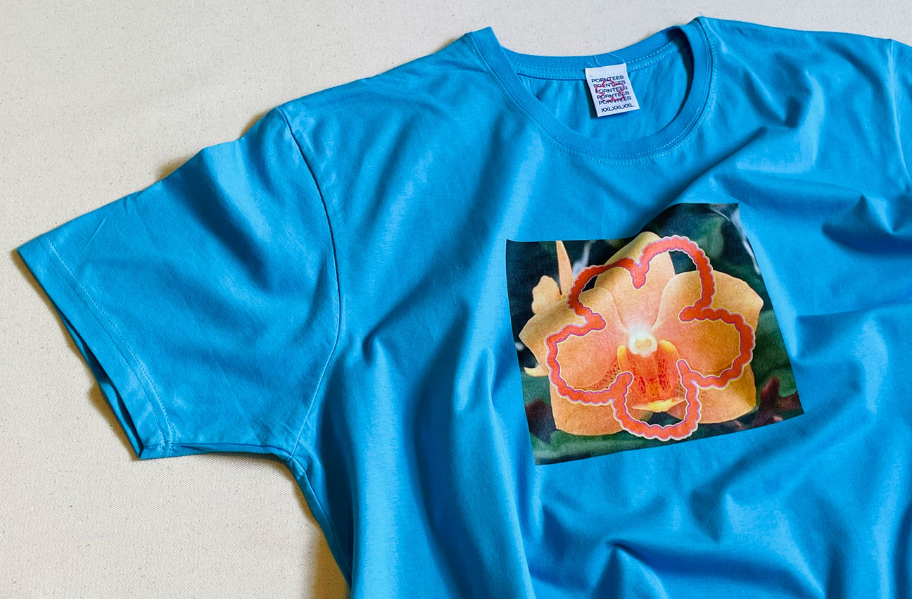 WILD FLOWER ELECTRIC BLUE TEE