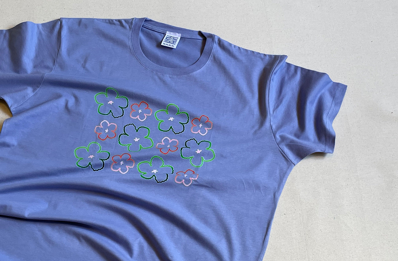 HIBISCUS FIELD LAVENDER TEE