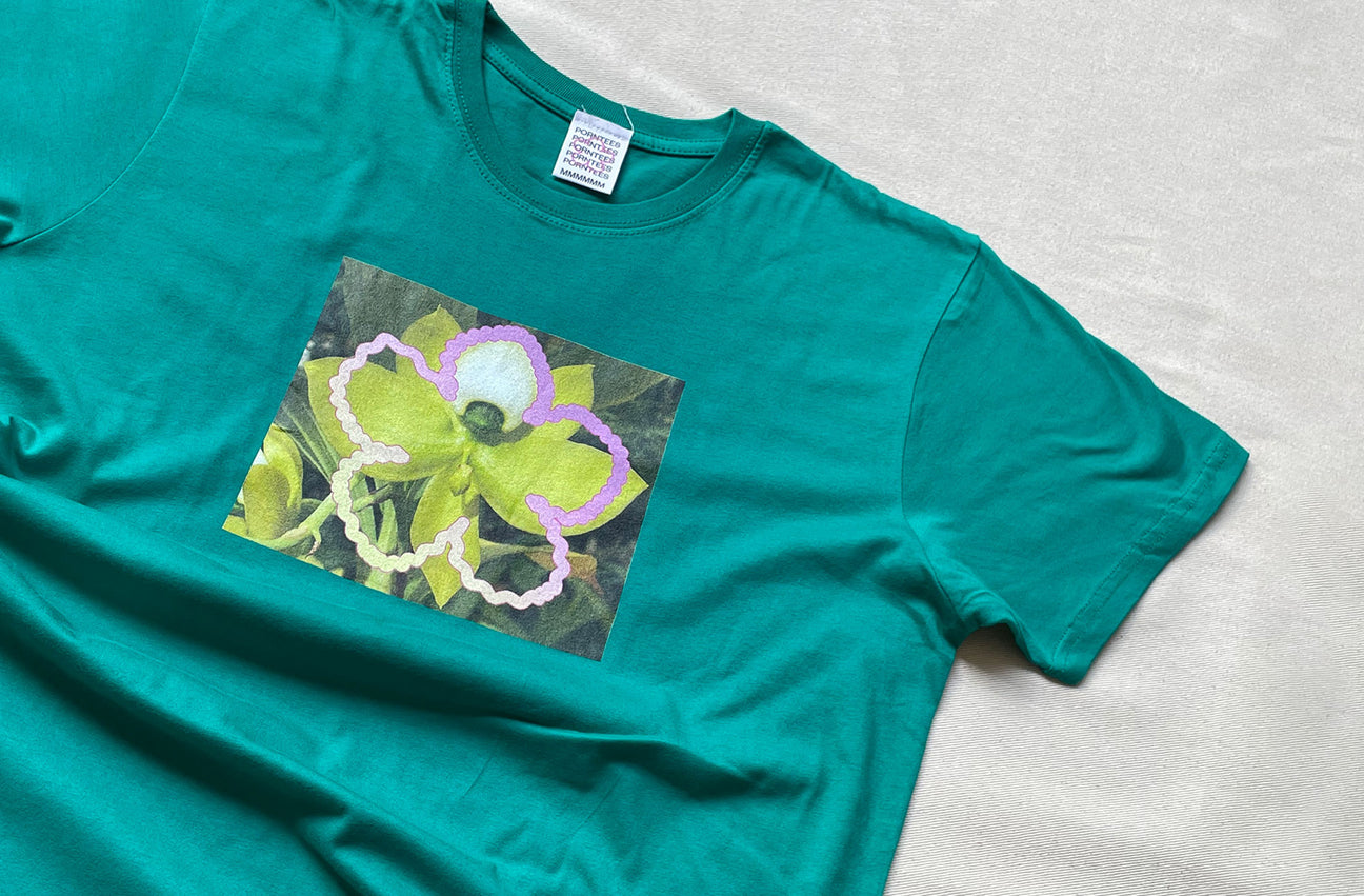 VENUS ORCHID PINE GREEN TEE