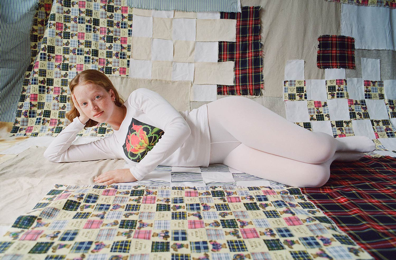 FIRE FLOWER WHITE LONG SLEEVE